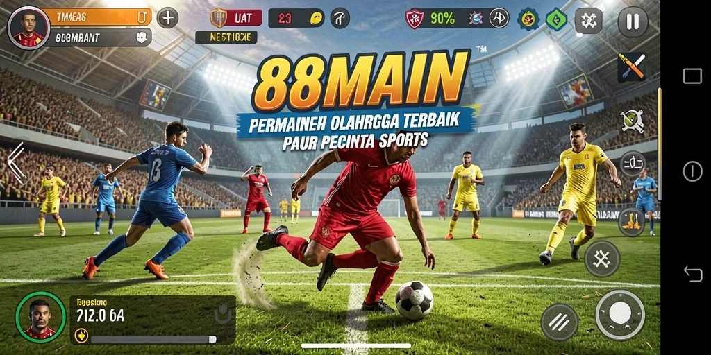 Tampilan gameplay seru di 88MAIN dengan berbagai olahraga.