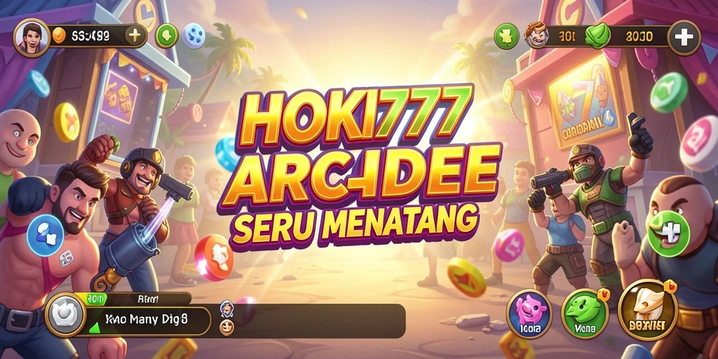 Screenshot utama HOKI777 menampilkan aksi seru permainan Arcade.