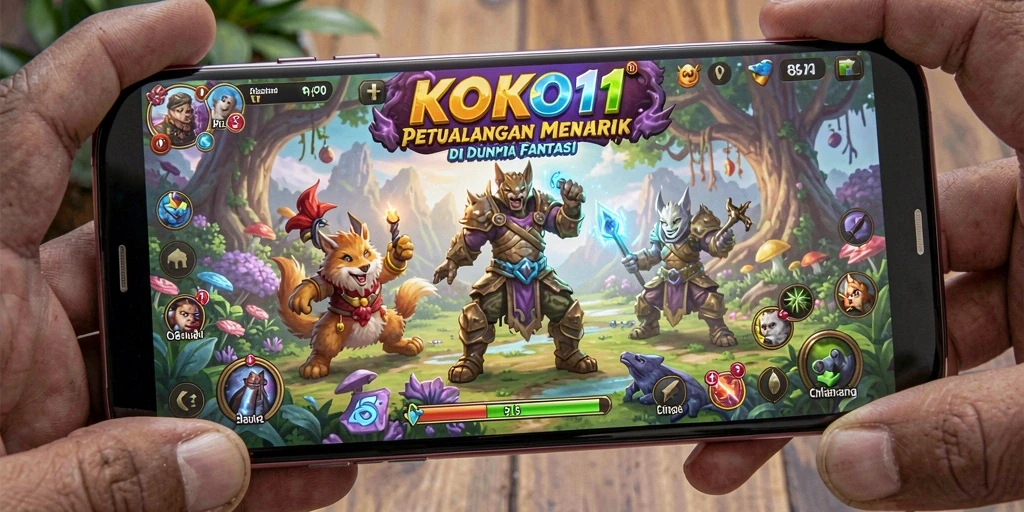 Tampilan menarik dari gameplay KOKO11 dengan elemen petualangan yang seru.