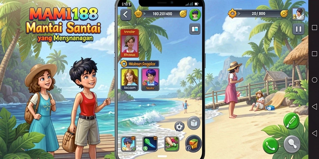 Screenshot gameplay MAMI188 menunjukkan momen seru dalam permainan Casual.