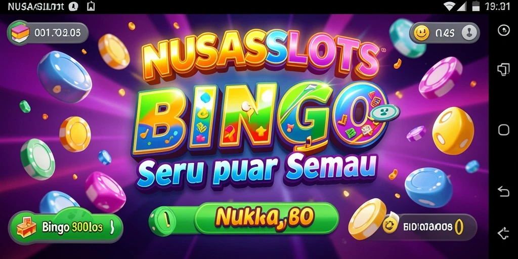 Screenshot gameplay NUSASLOTS yang menampilkan keseruan bermain Bingo.
