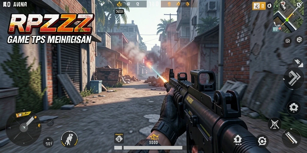 Tampilan gameplay RPZZZ yang seru dan strategis.