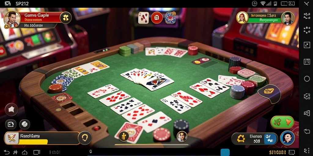 Tampilan gameplay Gaple yang menarik dan penuh tantangan.