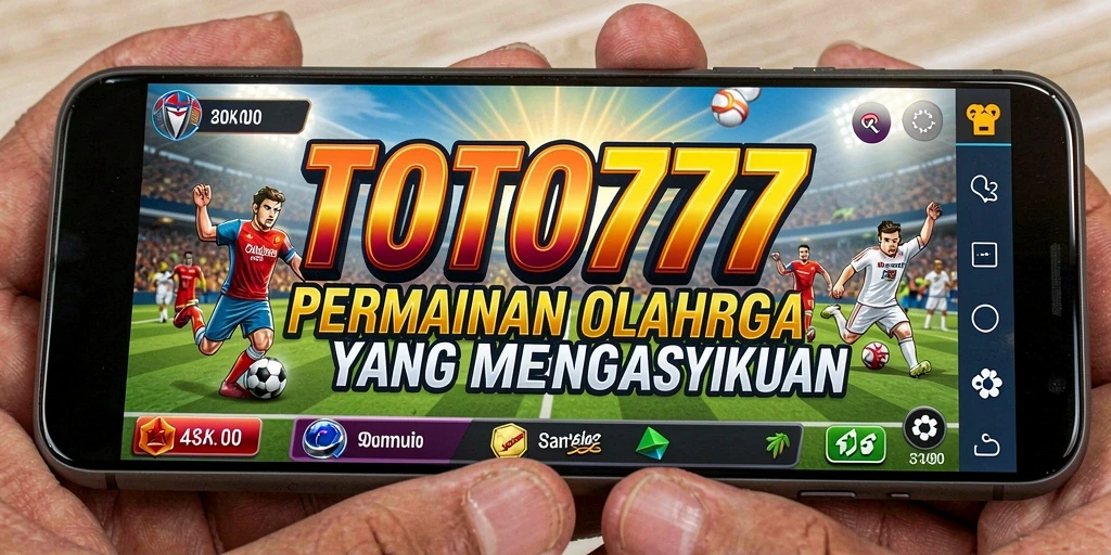 Screenshot TOTO777 menampilkan momen permainan olahraga yang mendebarkan.