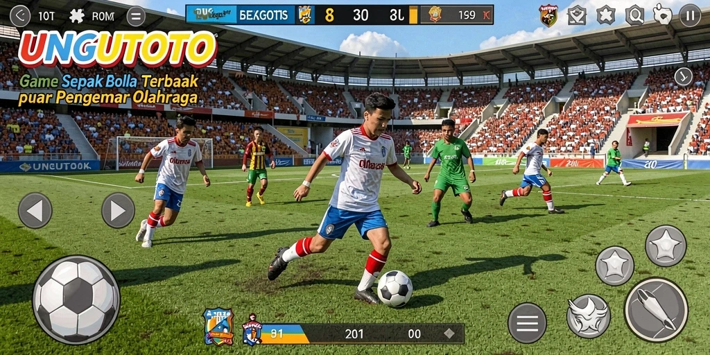 Tampilan gameplay UNGUTOTO yang menegangkan dan seru.