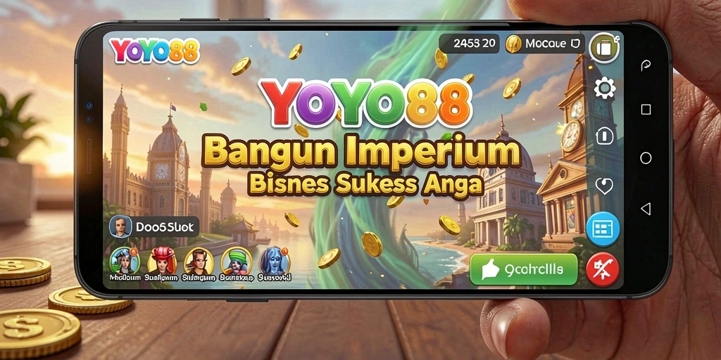 Tampilan gameplay seru dalam membangun bisnis di YOYO88.